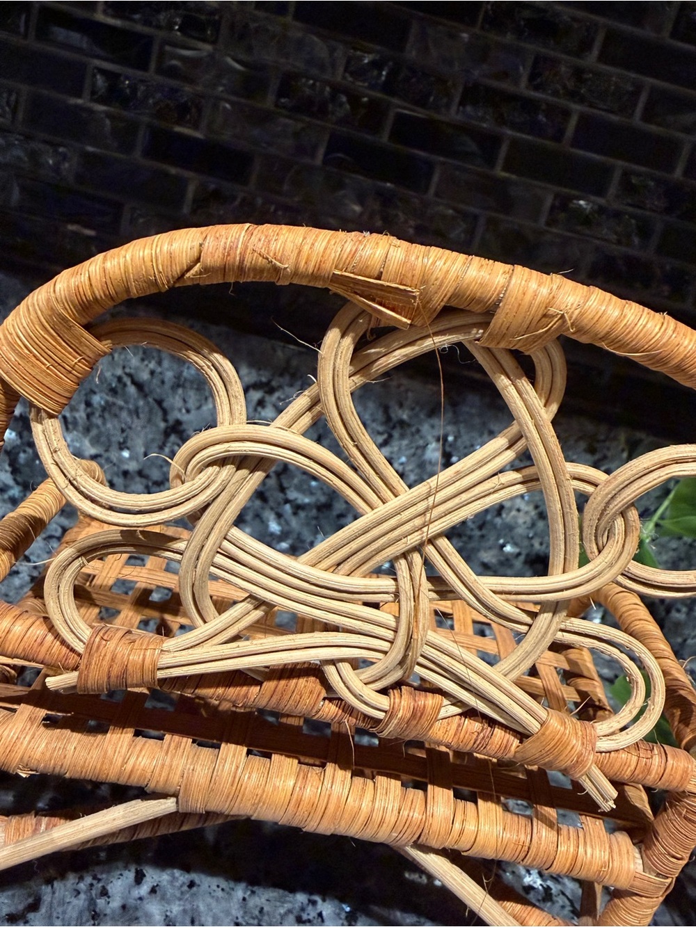 Miniature Doll Furniture Wicker Rattan Outdoor Patio Summer - Picture 13 of 14